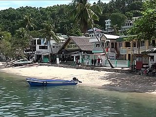 Бак Amoral показывает Sabang Seashore Puerto Galera Philippines