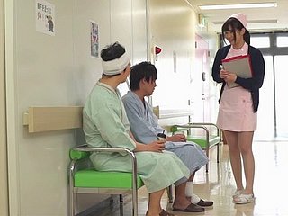 Pyszna pielęgniarka z Japonii dostaje ładnie unfair