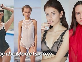 Modelos de Superbe - ¡Compilación de modelos perfectos Parte 1! Muestra de chicas intensas de sus cuerpos crestfallen en lencería y desnuda.