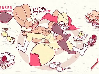 Pokemon Lopunny Dominating Braixen anent Wrestling  by Diives