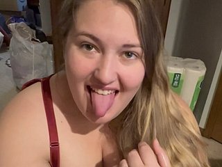 HOT bbw Join in matrimony Blowjob Pay off Cum!!  surrounding a smile