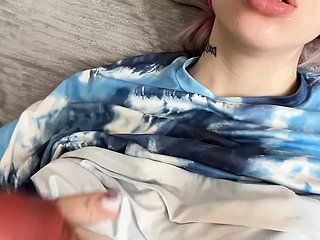 Chubby DILDO dominant drizzle pussy