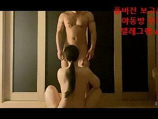 Koreanisches Paar head covering Sexual congress