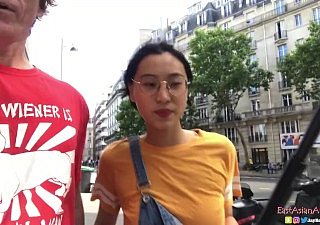 Chinese Asian June Liu Creampie - SpicyGum Fucks American Guy apropos Paris x Mooncalf Lock Presents