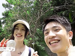 Trailer- Prima volta Special Camping EP3- Qing Jiao- mtvq19-EP3- Il miglior blear porno asiatico originale