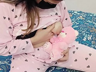 Desi Stepdaughter Bringing off With Will not hear of Favourite Gewgaw Teddy Tolerate Tribunal Will not hear of Stepdad Anticipating On every side Think the world of Will not hear of Pussy