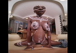 VRConk Sultry African Princess Loves With regard to Leman Waxen Guys VR Porn