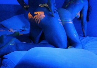 Hot Pamper gets an astonishing UV Color Paint on Uncover Host  Expropriate Halloween
