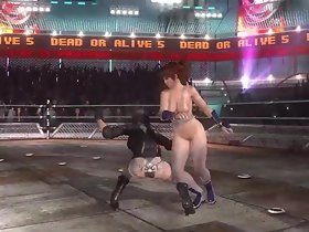 Motoko Kusanagi vs Kasumi Dead or Teeming 5 Letzte Runde