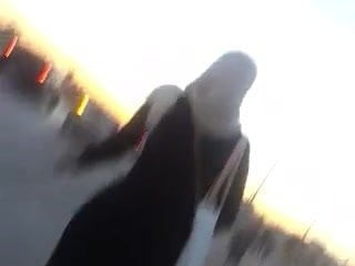 Chap-fallen culo caminar hijab