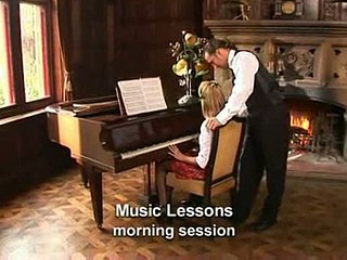 Lección de piano anal Sesión